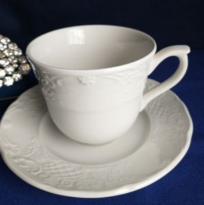 Staffordshire Teacup & Saucer Set by Johnson Brothers  Excellent